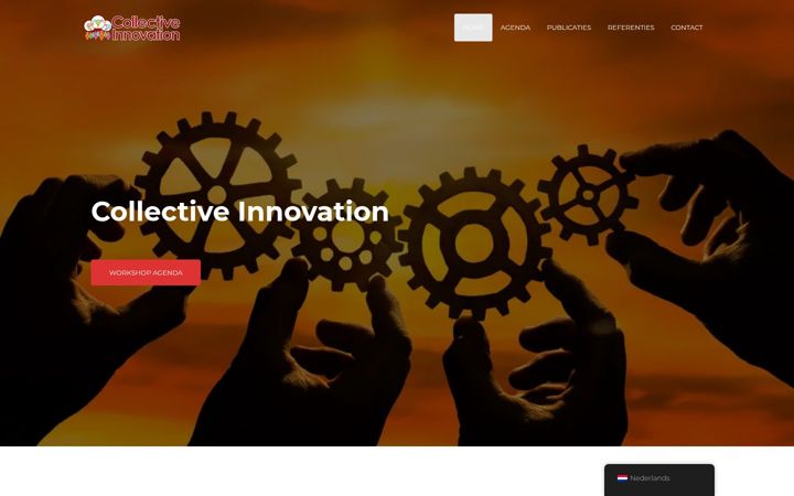 Screenshot von collectiveinnovation.nl