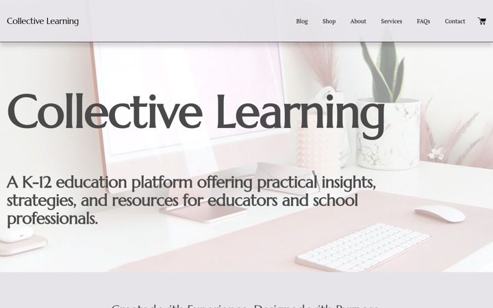Screenshot of collectivelearning.info