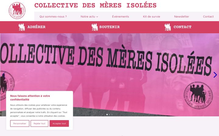 Screenshot di collectivemeresisolees.fr