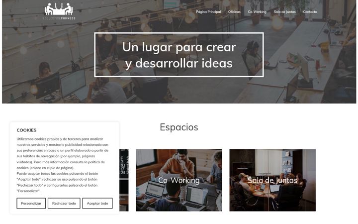 Screenshot of collectivepirineos.com