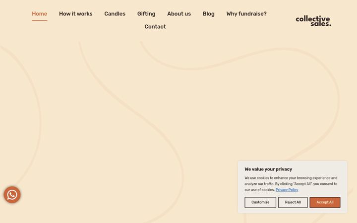 Screenshot of collectivesales.co.uk