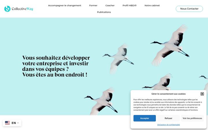 Captura de pantalla de collectiveway.eu