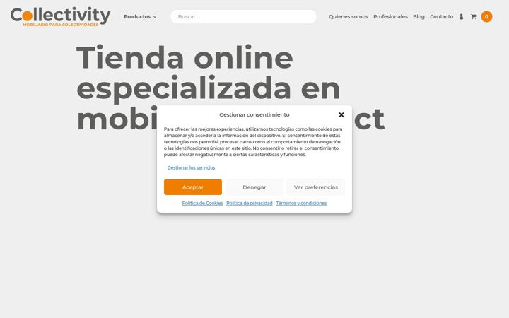 Screenshot of collectivity.es