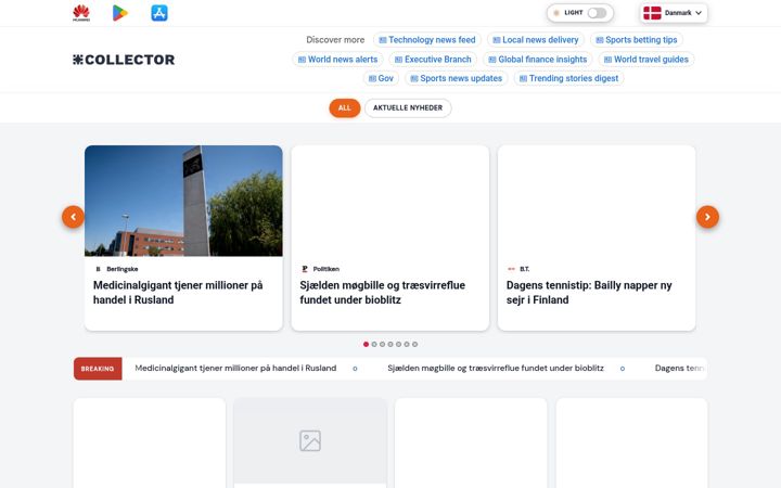 Screenshot of collector.com.tr