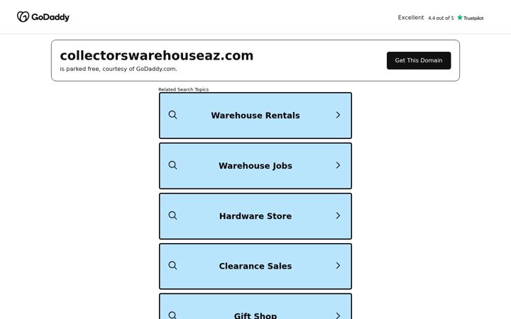 Screenshot of collectorswarehouseaz.com