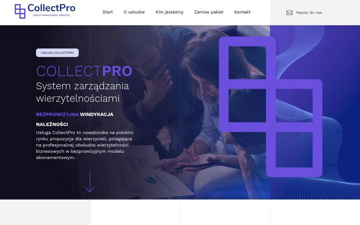 Screenshot of collectpro.pl