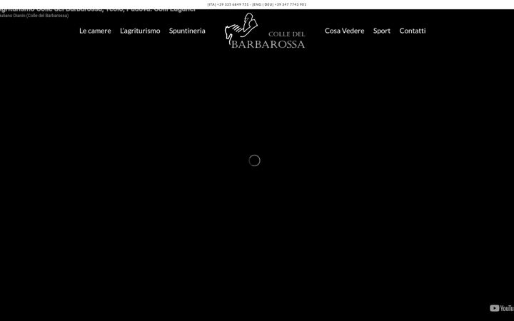 Screenshot of colledelbarbarossa.com