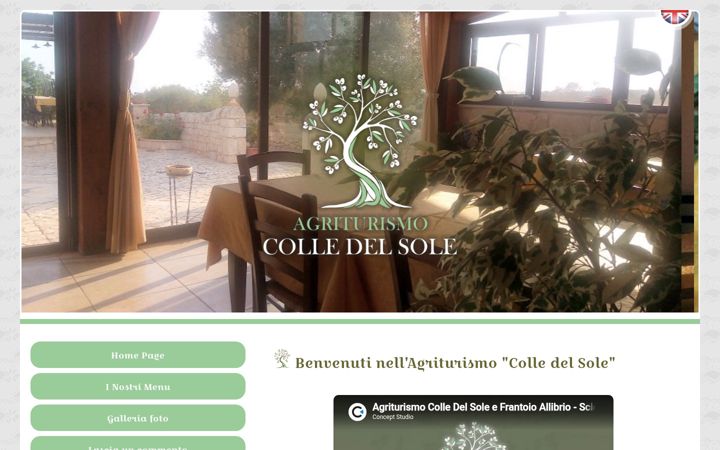 Screenshot stránky colledelsolescicli.it