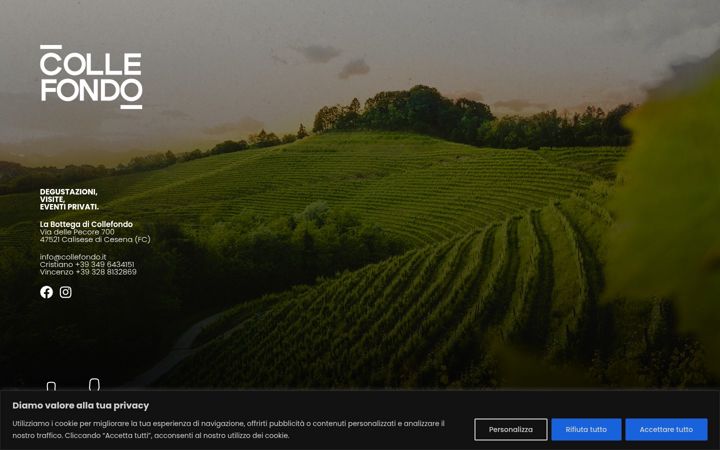 Screenshot of collefondo.it