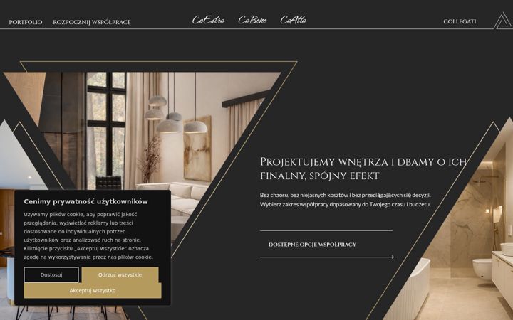 Screenshot of collegati.pl