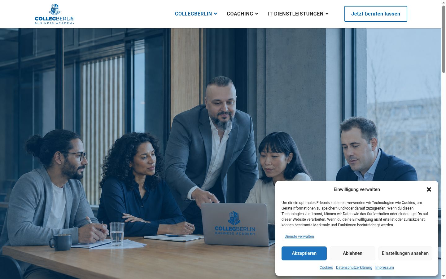 Sutikimo reklamjuostės, rodytos prieš bet kokią sąveiką, ekrano kopija