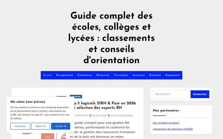 Screenshot di college-bassens.fr