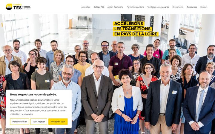 Screenshot di college-tes.fr