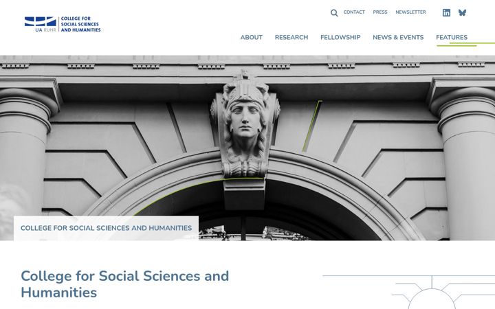 Screenshot of college-uaruhr.de