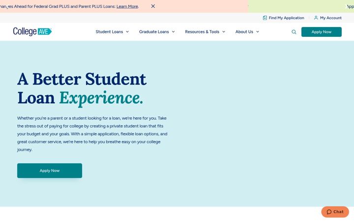 Screenshot of collegeave.com