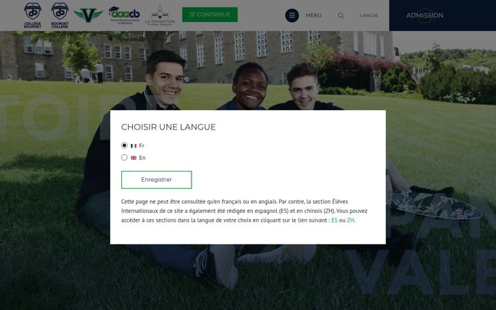 Screenshot of collegebourget.qc.ca