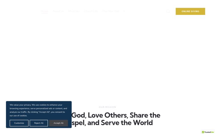 Screenshot of collegeparkchurch.ca