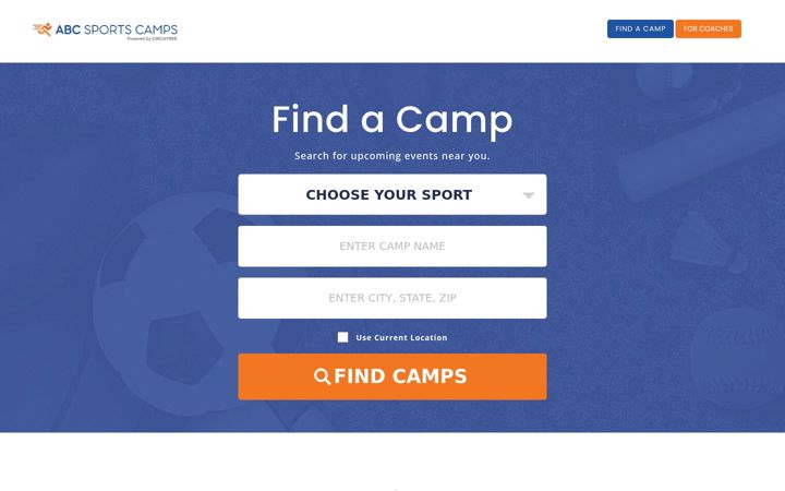 Screenshot of collegesoftballcamps.com