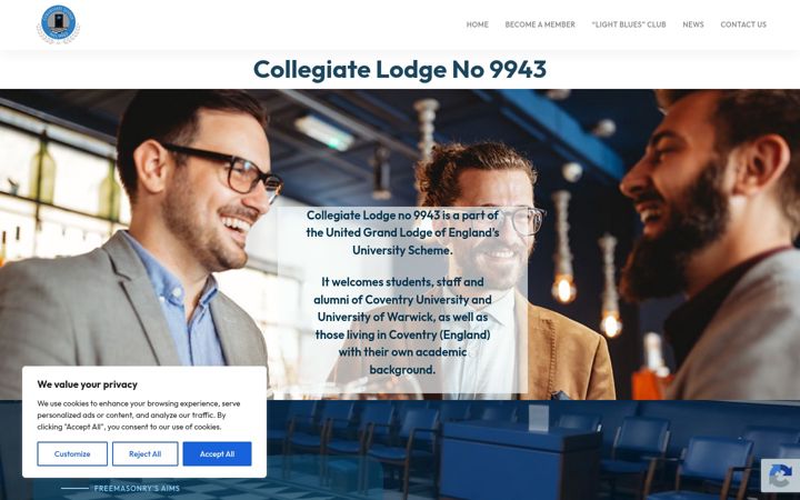 Screenshot of collegiatelodge9943.org