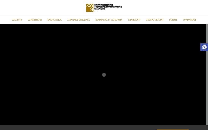 Screenshot of collegiogeometriravenna.it