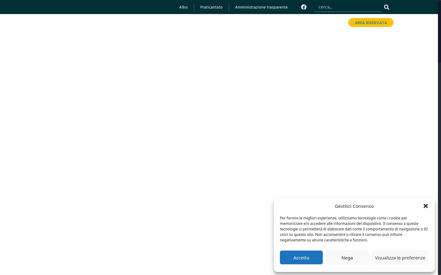 Screenshot des Einwilligungsbanners vor jeglicher Interaktion