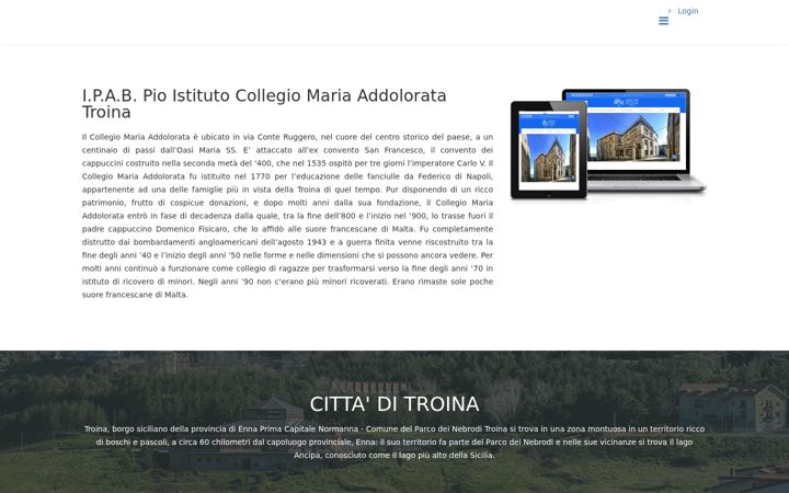 Skærmbillede af collegiomariaddolorata.it