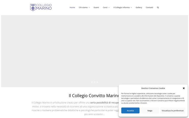 Skærmbillede af collegiomarino.it