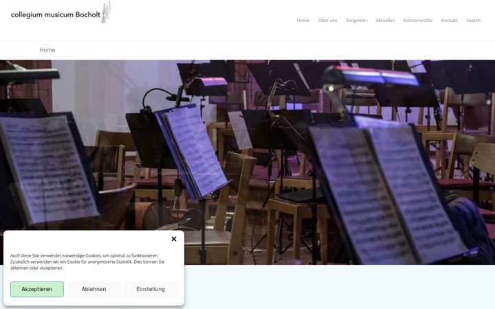 Screenshot of collegium-musicum-bocholt.de