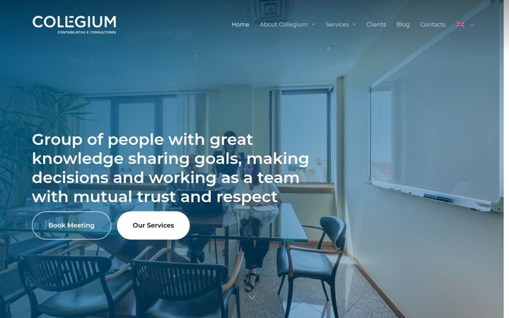 Screenshot of collegium.pt