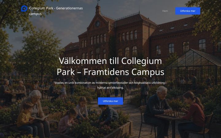 Screenshot of collegiumpark.com