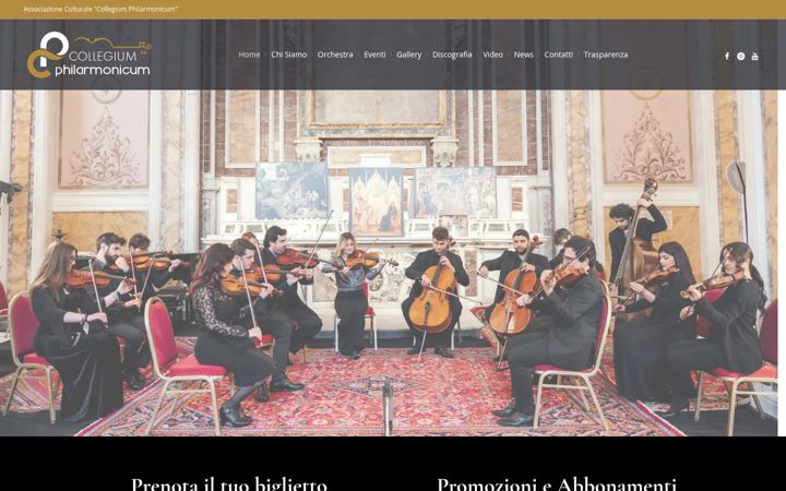 Screenshot of collegiumphilarmonicum.it