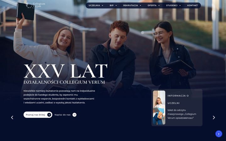 Screenshot of collegiumverum.pl