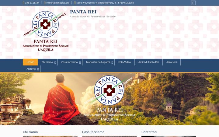 Screenshot of collemagico.org