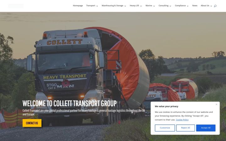 Screenshot of collett.co.uk