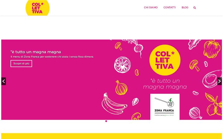 Screenshot stránky collettivavarese.it