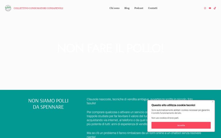 Screenshot stránky collettivococo.it