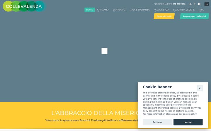 Captura de ecrã de collevalenza.org