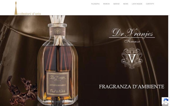 Screenshot of collezionidoria.it