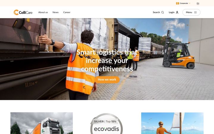 Screenshot of collicare.com