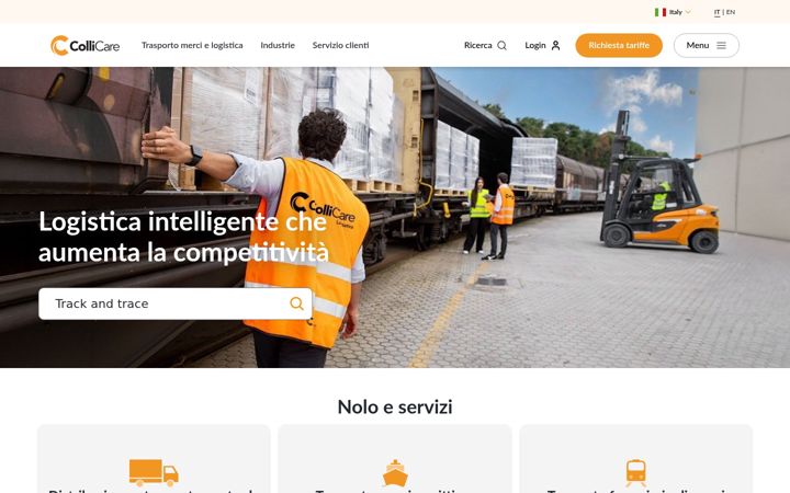 Screenshot of collicare.it