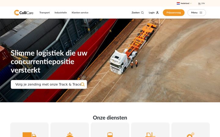 Screenshot of collicare.nl