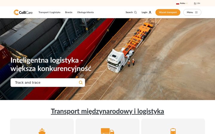 Screenshot of collicare.pl