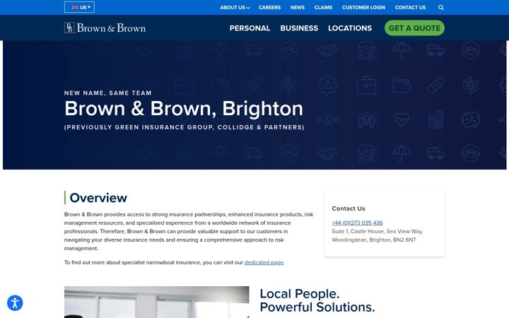 Screenshot of collidgeandpartners.co.uk