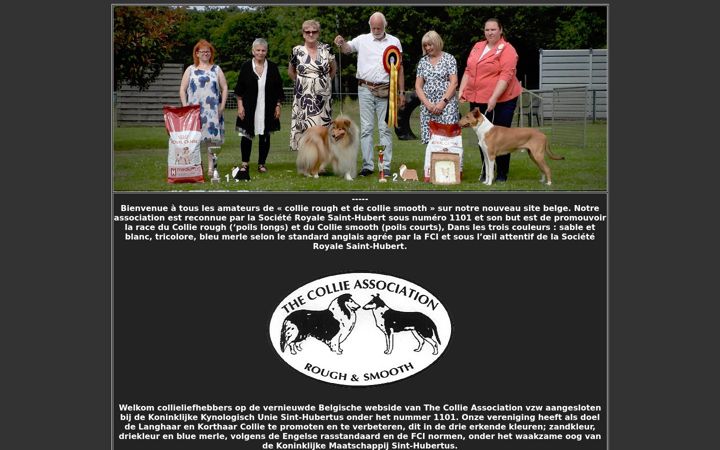 Screenshot of collieassociation.be