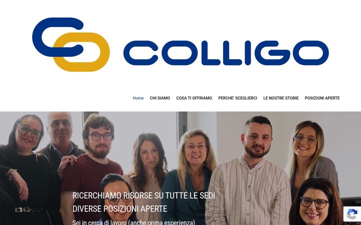Screenshot of colligo-landing.it