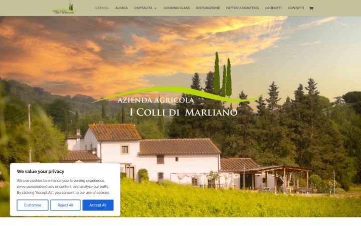 Screenshot of collimarliano.it
