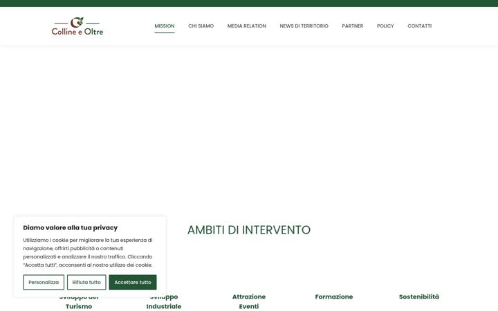 Screenshot of collineeoltre.it