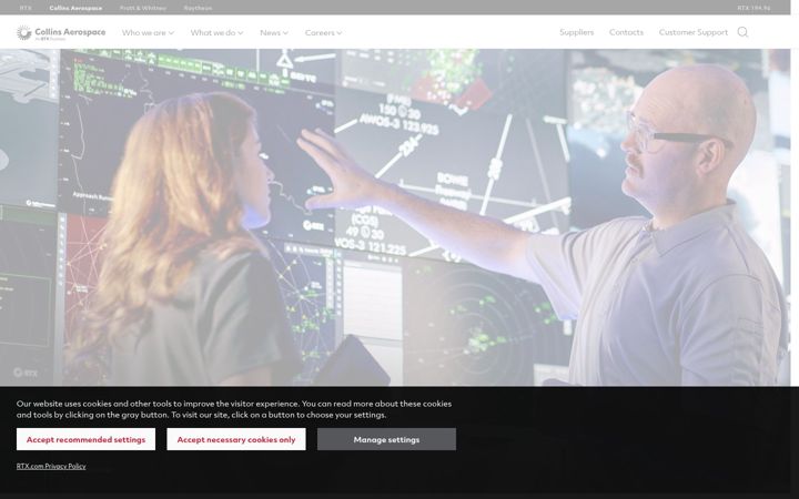 Screenshot of collins.com