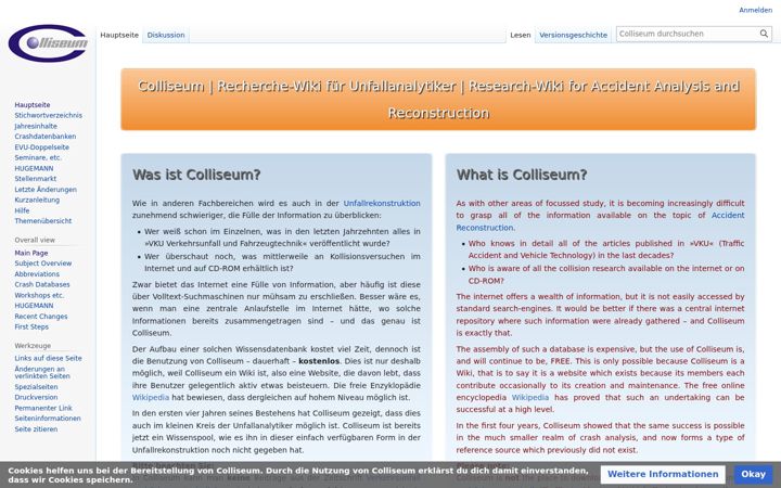 Screenshot of colliseum.net