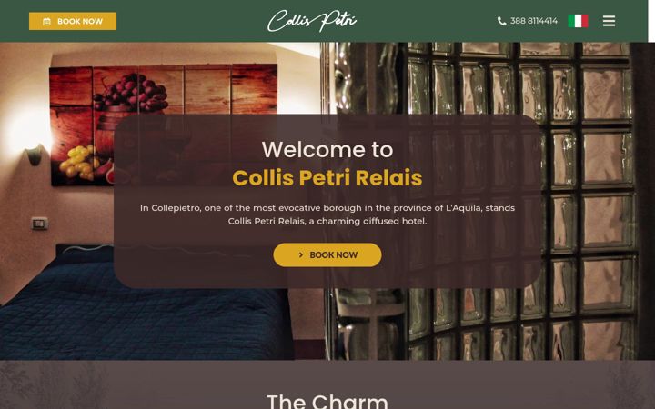 Screenshot of collispetrirelais.com